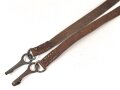 Trageriemen Wehrmacht?, ungeschwärztes Leder Breite 2,2cm, Gesamtlänge 183cm