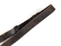Trageriemen Wehrmacht ?, geschwärztes Leder Breite 2,7cm, Gesamtlänge 100cm