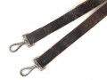 Trageriemen Wehrmacht ?, geschwärztes Leder Breite 2,7cm, Gesamtlänge 100cm