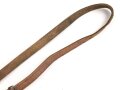 Trageriemen Wehrmacht, ungeschwärztes Leder Breite 1,8cm, Gesamtlänge 120cm