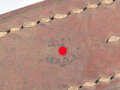 Trage- oder verbindungsriemen Wehrmacht, ungeschwärztes Leder Breite knapp 4cm, Gesamtlänge 72cm