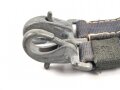 Webleinenriemen Wehrmacht, blau , Breite knapp 2,5cm, Gesamtlänge 95cm