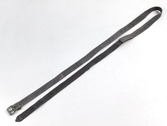 Webleinenriemen Wehrmacht, blau , Breite knapp 2,5cm, Gesamtlänge 170cm