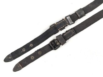 Webleinenriemen Wehrmacht, blaugrau , Breite etwa 2cm, Gesamtlänge 120cm