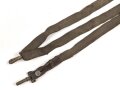 Webleinenriemen aus Wehrmacht Ersatzteilen,  Breite etwa 2cm, Gesamtlänge 110cm