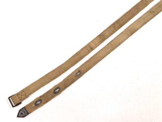 Webleinenriemen Wehrmacht,  Breite etwa 2cm, Gesamtlänge 155cm
