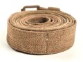 Webleinenriemen Wehrmacht,  Breite etwa 4cm, Gesamtlänge knapp 300cm