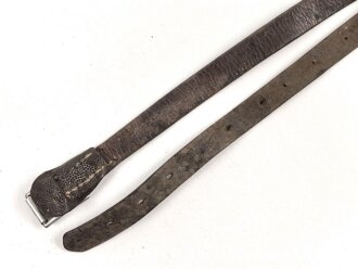 Bauchgurt für den Rucksack der Gebirgstruppen Wehrmacht. Frühes Stück, Gesamtlänge 99cm