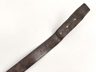 Schweiz, Eindornkoppel mit Hänger für Kavallerie ? Leder weich