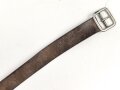 Schweiz, Eindornkoppel mit Hänger für Kavallerie ? Leder weich