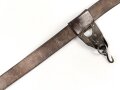 Schweiz, Eindornkoppel mit Hänger für Kavallerie ? Leder weich