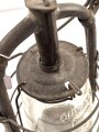 Laterne "Panzer Cuirass" Ungereinigt, Originallack, Höhe ohne Griff  40cm, Funktion nicht geprüft