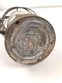 Laterne "Panzer Cuirass" Ungereinigt, Originallack, Höhe ohne Griff  40cm, Funktion nicht geprüft
