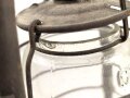 Laterne "Panzer Cuirass" Ungereinigt, Originallack, Höhe ohne Griff  40cm, Funktion nicht geprüft