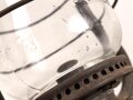 Laterne "Panzer Cuirass" Ungereinigt, Originallack, Höhe ohne Griff  40cm, Funktion nicht geprüft