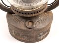 Laterne "Panzer Cuirass" Ungereinigt, Originallack, Höhe ohne Griff  40cm, Funktion nicht geprüft