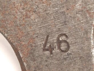 Gewaltiger Schraubenschlüssel Reichswehr / frühe Wehrmacht mit WaA134. Gesamtlänge 42cm, wiegt unverpackt 1,6kg