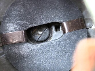 Bundeswehr, Stahlhelm alter Art, Kopfgrösse 55-57, Kinnriemen unvollständig