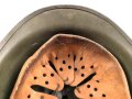 Bundeswehr, Stahlhelm alter Art, Kopfgrösse 55-57, Kinnriemen unvollständig