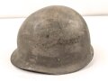 Bundeswehr, Stahlhelm alter Art, Kopfgrösse 55-57, Kinnriemen unvollständig