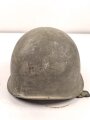 Bundeswehr, Stahlhelm alter Art, Kopfgrösse 55-57, Kinnriemen unvollständig