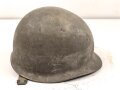 Bundeswehr, Stahlhelm alter Art, Kopfgrösse 55-57, Kinnriemen unvollständig
