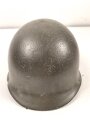Bundeswehr, Stahlhelm alter Art, Kopfgrösse 55-57, seitliche Delle