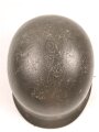 Bundeswehr, Stahlhelm alter Art, Kopfgrösse 55-57, seitliche Delle