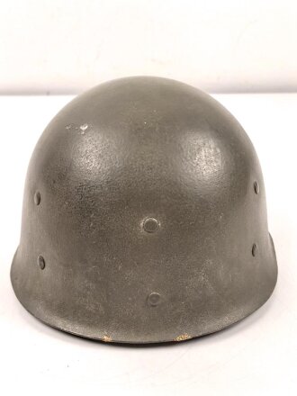 Frankreich, Innenhelm zum Stahlhelm M51. Originallack