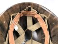 Frankreich, Innenhelm zum Stahlhelm M51. Originallack