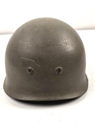 Bundeswehr, Stahlhelm alter Art, Kopfgrösse 55-57, ungereinigtes Stück
