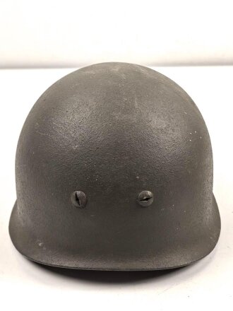 Bundeswehr, Stahlhelm alter Art, Kopfgrösse 55-57, ungereinigtes Stück