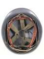 Innenhelm für einen zweiteiligen Stahlhelm nach dem amerikanischen Modell M1. Kunststoff, datiert 1971