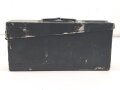 Gurtkasten Wehrmacht aus Aluminium, datiert 1940, neuzeitlich überlackiertes Stück
