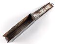 Gurtkasten Wehrmacht aus Aluminium, datiert 1940, neuzeitlich überlackiertes Stück
