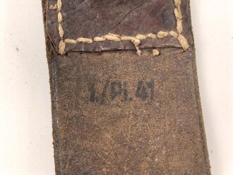 1.Weltkrieg, Trageriemen für einen Tornister, datiert 1915