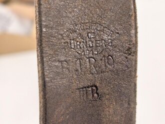 1.Weltkrieg, Trageriemen für einen Tornister, datiert 1915