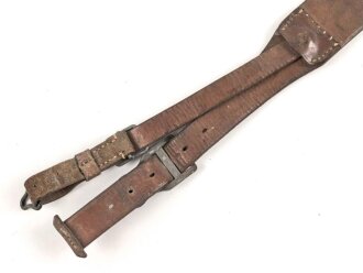 1.Weltkrieg, Trageriemen für einen Tornister, datiert 1915