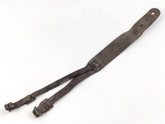 1.Weltkrieg, Trageriemen für einen Tornister, datiert 1918, dann in die Reichswehr übernommen und 1921 nochmals gestempelt