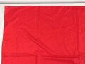 Russland, rote Fahne aus Seide ( Kunstseide ?) Maße etwa 92 x 138cm. gebraucht