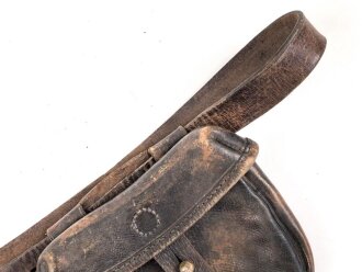 Norwegen, Koppeltasche mit Hersteller aus "Christiania" ( heutiges OSLO) ob, der Koppelriemn zugehörig ist entzieht sich meiner Kenntnis