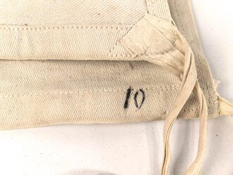 Kriegsmarine Hemdenkragen, so zum blauen Hemd und auf Befehl auch zum Arbeitshemd getragen. Ungereinigtes Stück