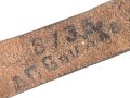 Trageriemen für einen Tornister III.Reich, geschwärztes Leder