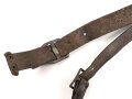 Trageriemen für einen Tornister III.Reich, geschwärztes Leder