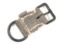 Verbindungsstück Wehrmacht, Webleinen 3cm Breit, eiserne Beschläge
