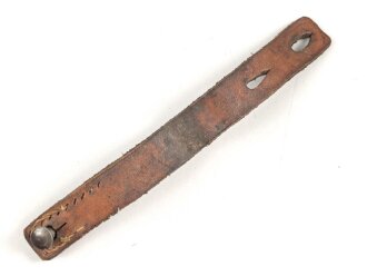 Verstellbare Lederschlaufe, Breite 1,7mm, Gesamtlänge 16cm
