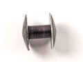 Doppelpilzkopf Wehrmacht. Leichtmetall eloxiert, Durchmesser 8mm