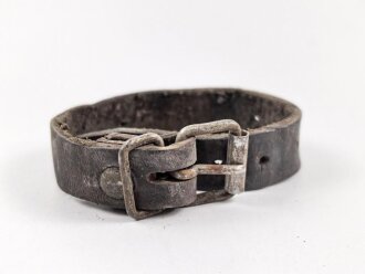 Verstellbare Lederschlaufe, Breite 1,4mm, Gesamtlänge 19,5cm