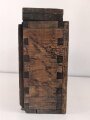 1.Weltkrieg, Transportkasten Holz, sicherlich für Munition. Guter Zustand, Maße etwa 20 x 46 x 40cm