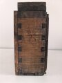 1.Weltkrieg, Transportkasten Holz, sicherlich für Munition. Guter Zustand, Maße etwa 20 x 46 x 40cm